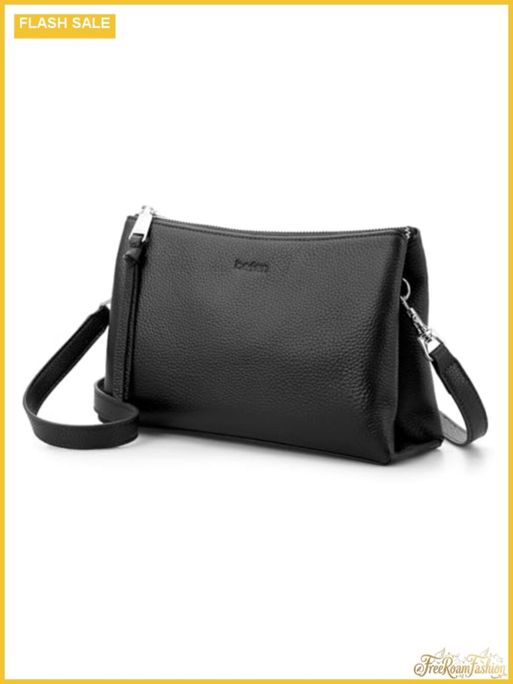 Genuine Leather Crossbody Bag Small RFID Purse Tassel